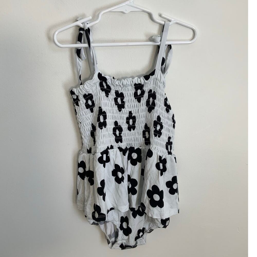 Blush Lotus Bamboo Tie shoulder Skirted‎ bubble size 2/3T